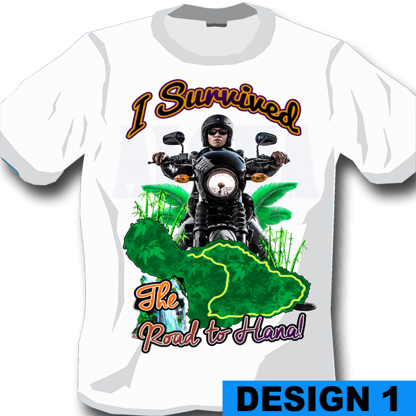 Road to Hana on Harley Davidson T-shirt for sale