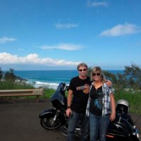 motorcycle tour to Hana with your wife