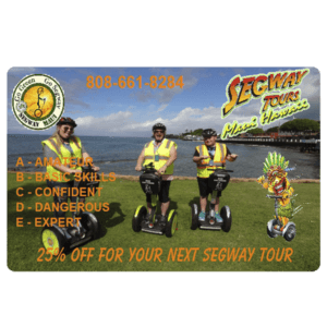 Segway Driver’s License back side