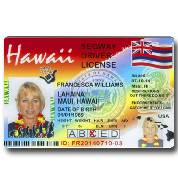 travel to hawaii with drivers license